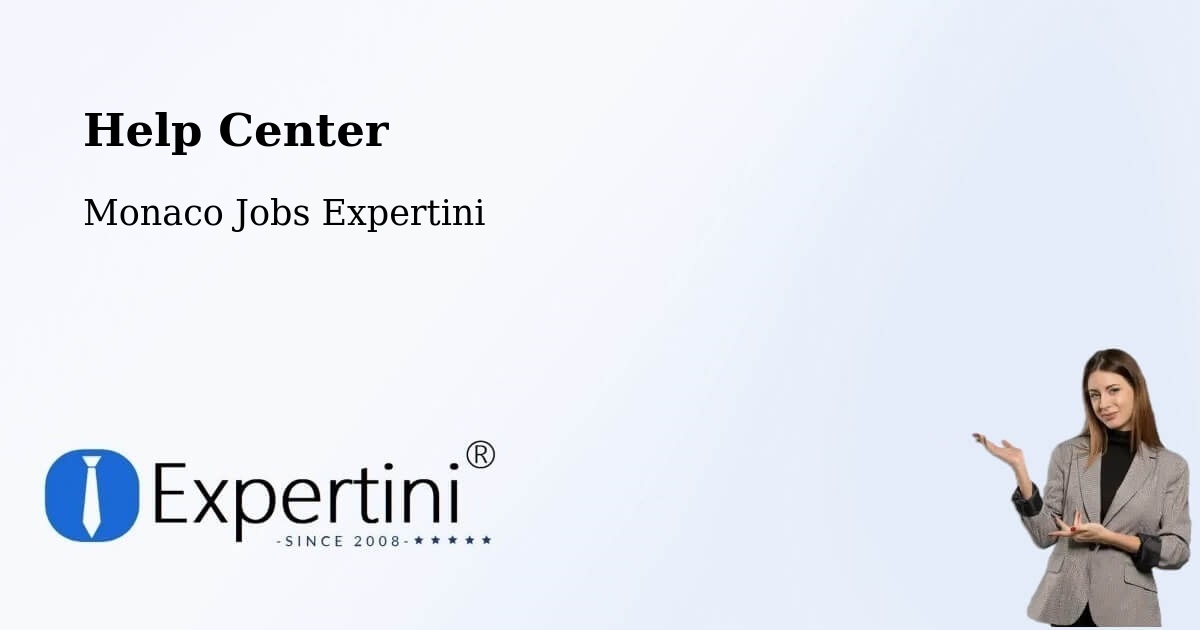 Help Center – Monaco - Monaco Jobs Expertini